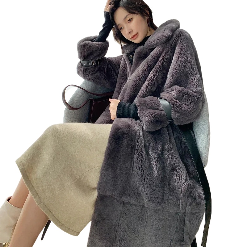 Quality Winter Clothing Jacket - คุณภาพสูง Real Rex กระต่ายขนสัตว์หญิงเสื้อฤดูใบไม้ร่วงฤดูหนาวยาวขนาดใหญ่ผู้หญิงเสื้อผู้หญิงอบอุ่นเสื้อผ้า Casacos Zjt1670