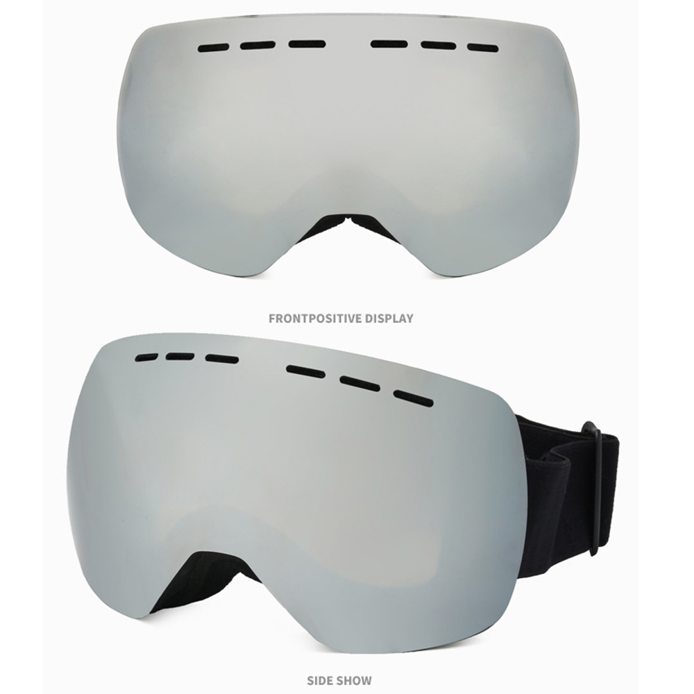 Snow Goggle Uv - แว่นตาสกีสำหรับผู้ชายรุ่นใหม่ ป้องกันฝ้า 2 ชั้น ป้องกันรังสียูวี 400
