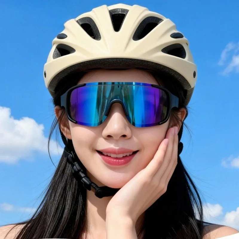 Snow Goggle Uv - แว่นตากันลมสำหรับปั่นจักรยานและกีฬาอเนกประสงค์ ป้องกันลม เหมาะสำหรับปั่นจักรยานเสือภูเขา เล่นสกี ขับรถ ท่องเที่ยว
