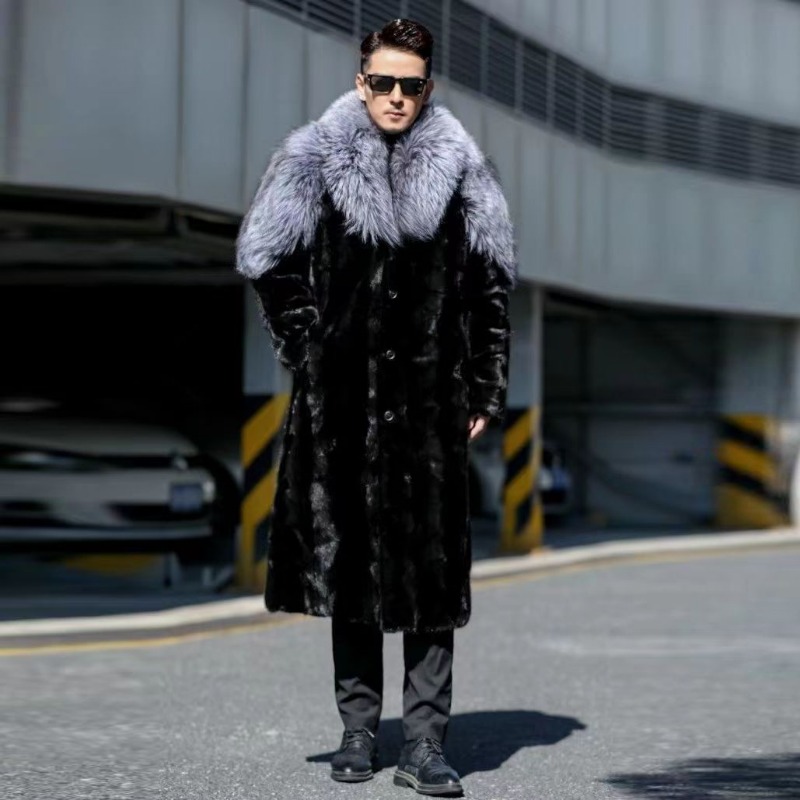 ผู้ชาย Faux Mink Coat ฤดูหนาวเ - Winter Clothing Brand บทวิจารณ์และราคา