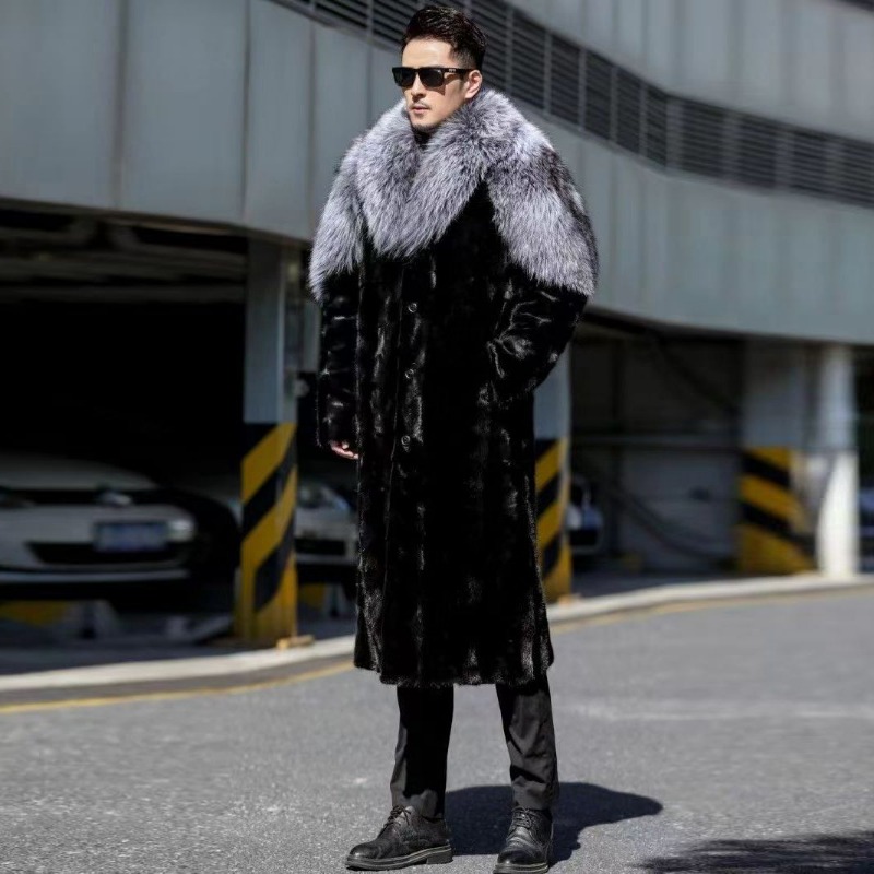 ผู้ชาย Faux Mink Coat ฤดูหนาวเ - Winter Clothing Brand บทวิจารณ์และราคา