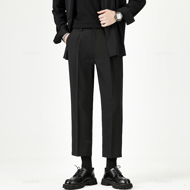 กางเกงสูทผู้ชายทรงเรียบหรู สไต - Winter Clothing Brand บทวิจารณ์และราคา