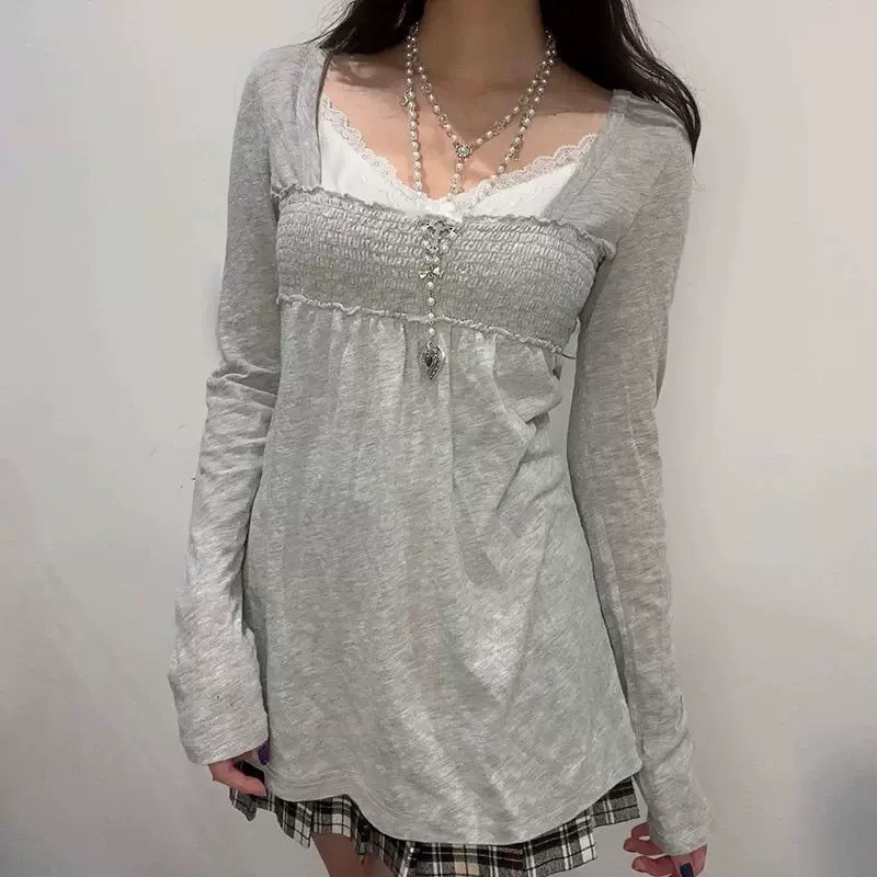 เสื้อยืดผู้หญิงสไตล์อเมริกันเร - Winter Clothing Aesthetic บทวิจารณ์และราคา