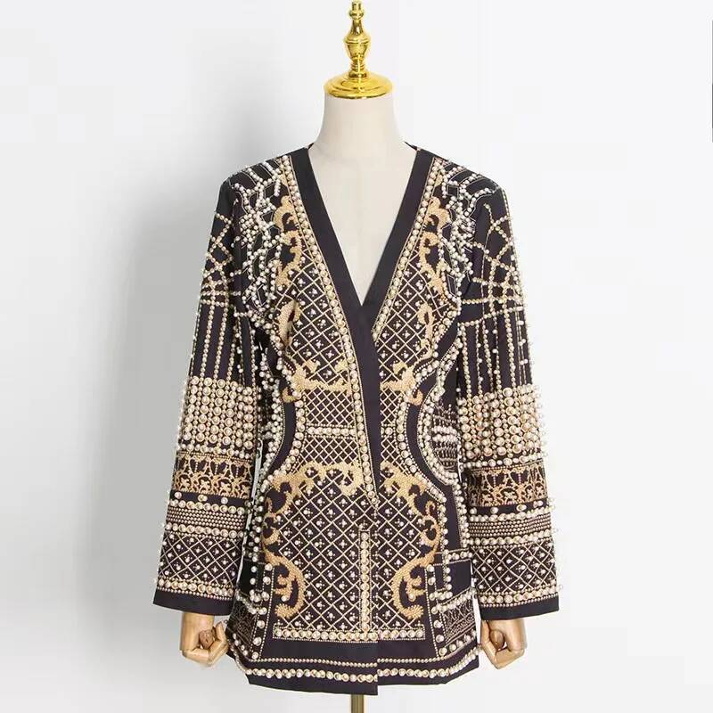 เสื้อเบลเซอร์แฟชั่นประดับลูกปั - Winter Clothing Taiwan บทวิจารณ์และราคา
