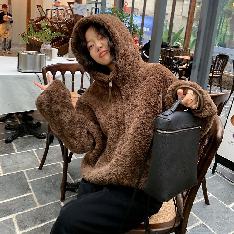 เสื้อแจ็คเก็ตขนแกะสไตล์เกาหลี  - Quality Winter Clothing Jacket บทวิจารณ์และราคา