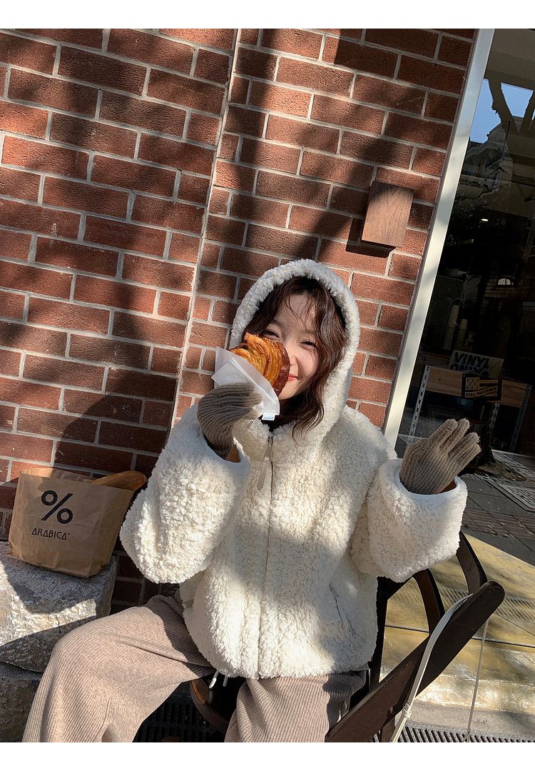 เสื้อแจ็คเก็ตขนแกะสไตล์เกาหลี  - Quality Winter Clothing Jacket บทวิจารณ์และราคา