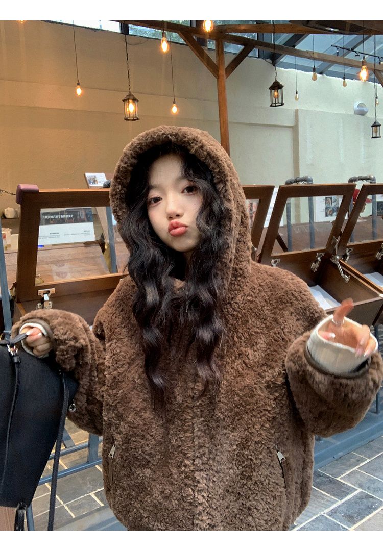 เสื้อแจ็คเก็ตขนแกะสไตล์เกาหลี  - Quality Winter Clothing Jacket บทวิจารณ์และราคา