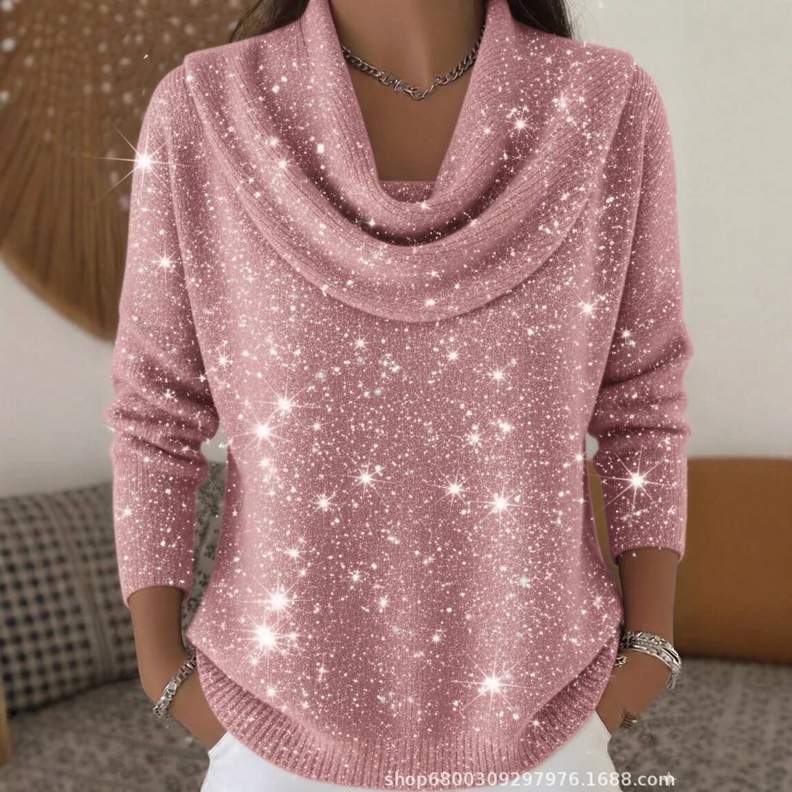 เสื้อสเวตเตอร์ถักประดับเลื่อมแ - Winter Clothing Taiwan บทวิจารณ์และราคา