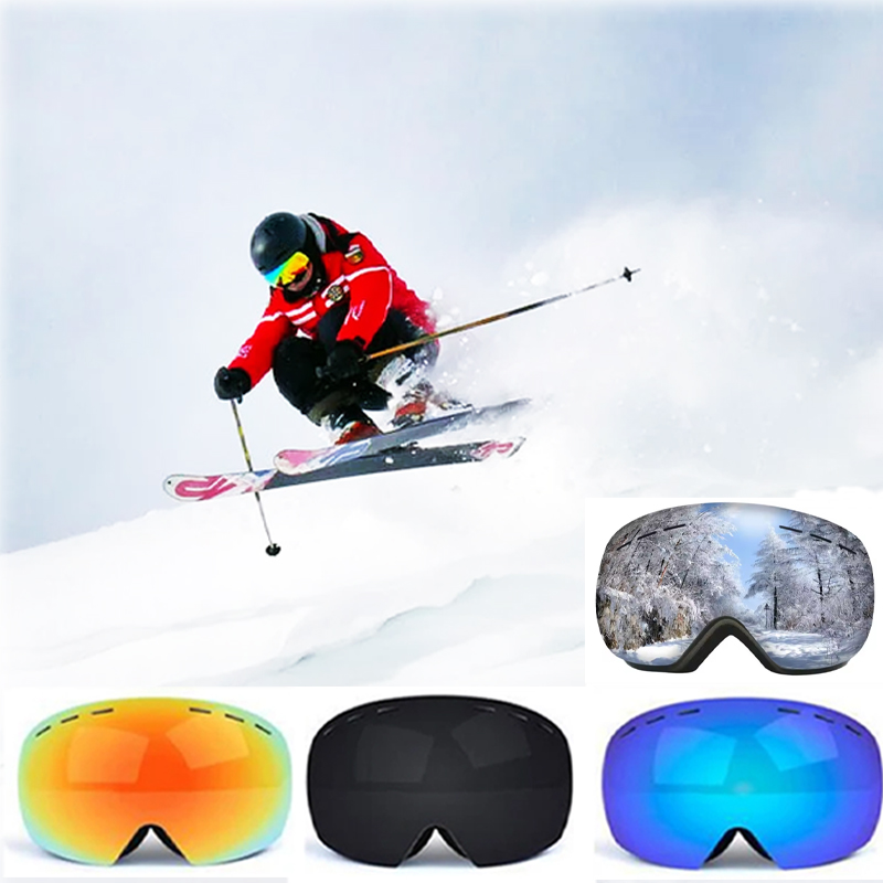 แว่นตาหิมะผู้ชายผู้หญิงกลางแจ้ - Snow Goggle Uv บทวิจารณ์และราคา