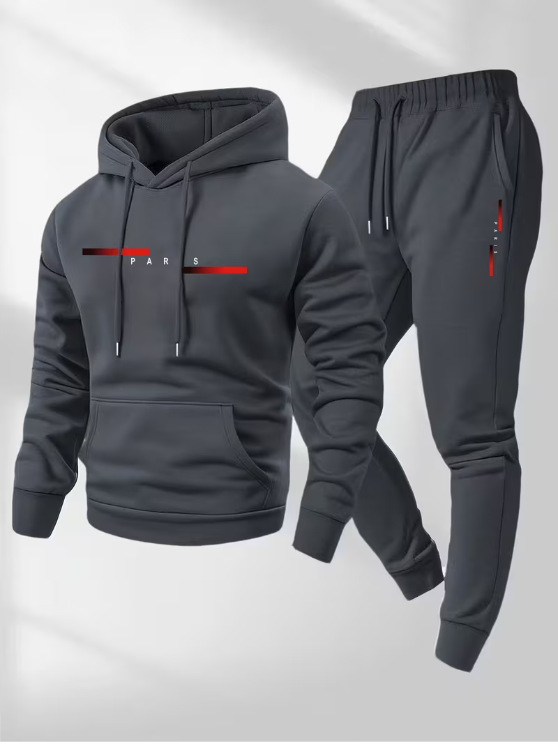 ชุดเซ็ตฮู้ดดี้และกางเกงขายาวพิ - Winter Clothing Outdoor บทวิจารณ์และราคา