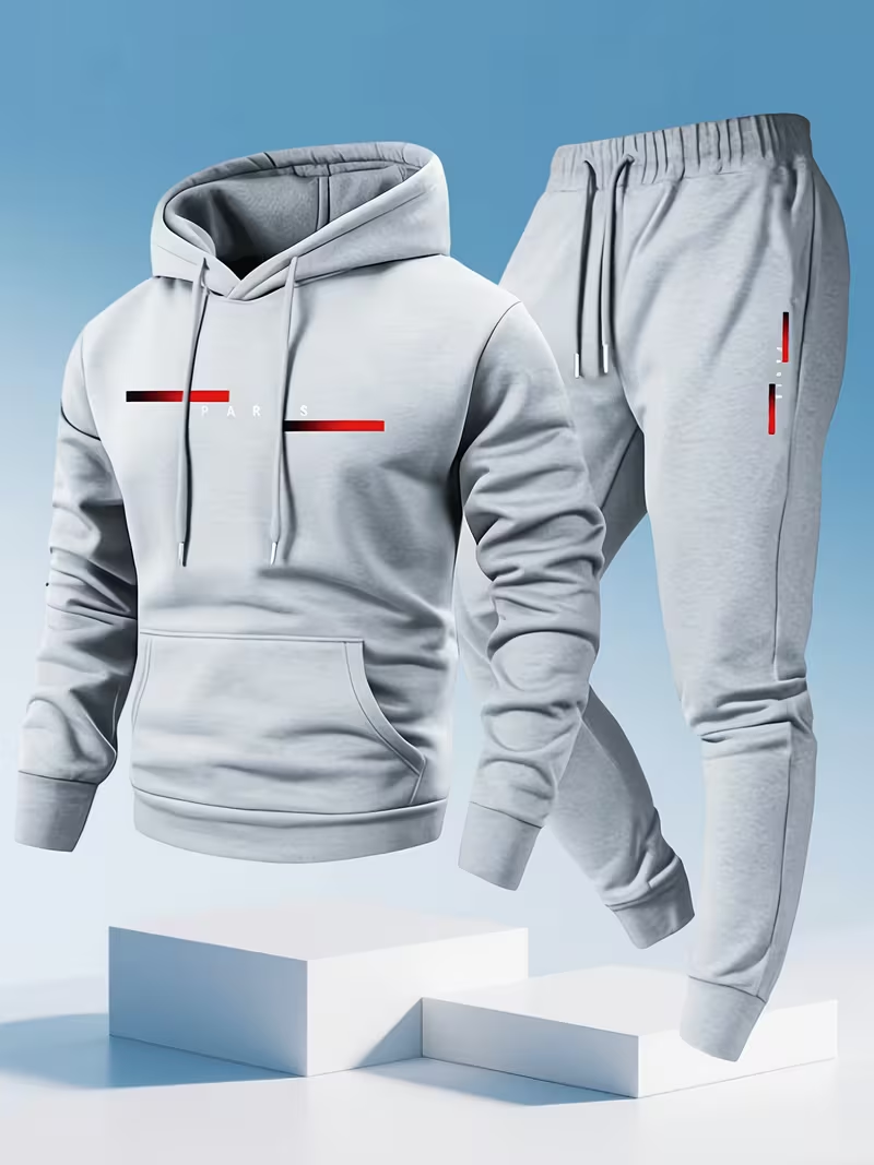 ชุดเซ็ตฮู้ดดี้และกางเกงขายาวพิ - Winter Clothing Outdoor บทวิจารณ์และราคา