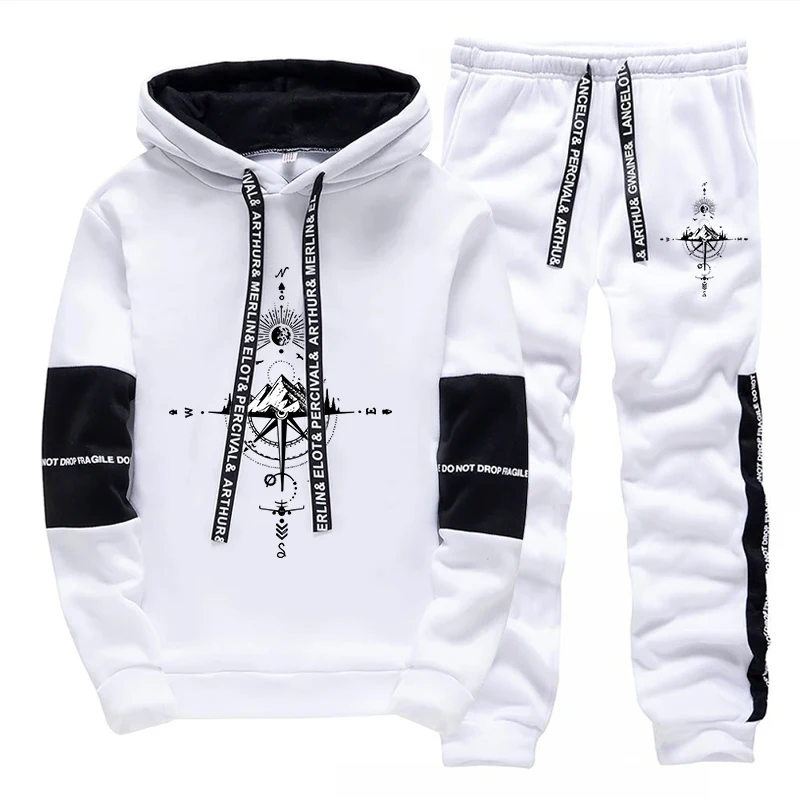 ชุดวอร์มผู้ชายแฟชั่นลำลองสำหรั - Winter Clothing Outdoor บทวิจารณ์และราคา
