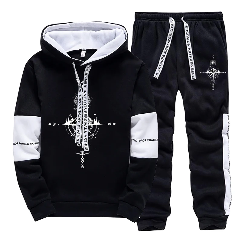 ชุดวอร์มผู้ชายแฟชั่นลำลองสำหรั - Winter Clothing Outdoor บทวิจารณ์และราคา