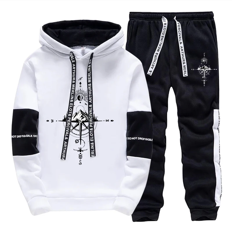 ชุดวอร์มผู้ชายแฟชั่นลำลองสำหรั - Winter Clothing Outdoor บทวิจารณ์และราคา