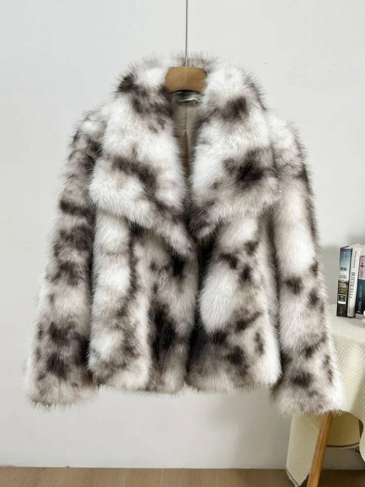 เสื้อโค้ทขนเฟอร์เทียมลายเสือดา - Winter Clothing Taiwan บทวิจารณ์และราคา