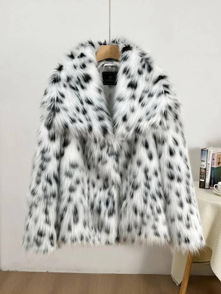 เสื้อโค้ทขนเฟอร์เทียมลายเสือดา - Winter Clothing Taiwan บทวิจารณ์และราคา