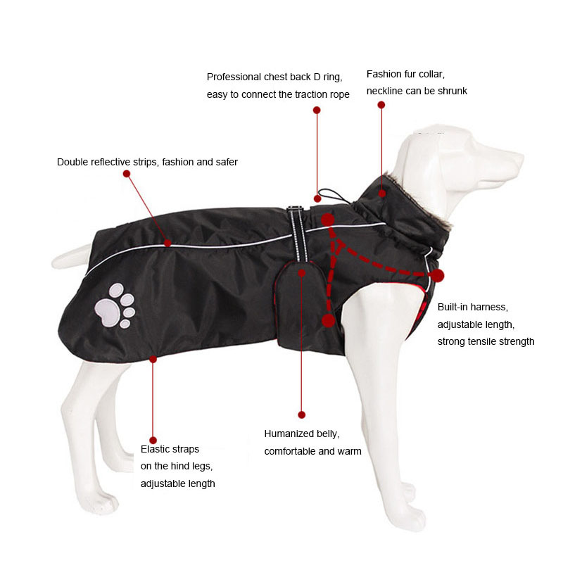 คุณภาพสูง5XL เสื้อผ้าสุนัขขนาด - Quality Winter Clothing Jacket บทวิจารณ์และราคา